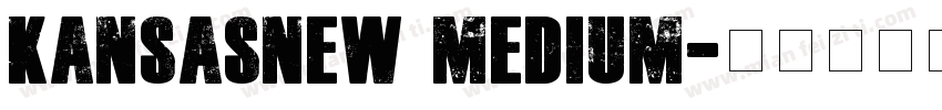 KansasNew Medium字体转换